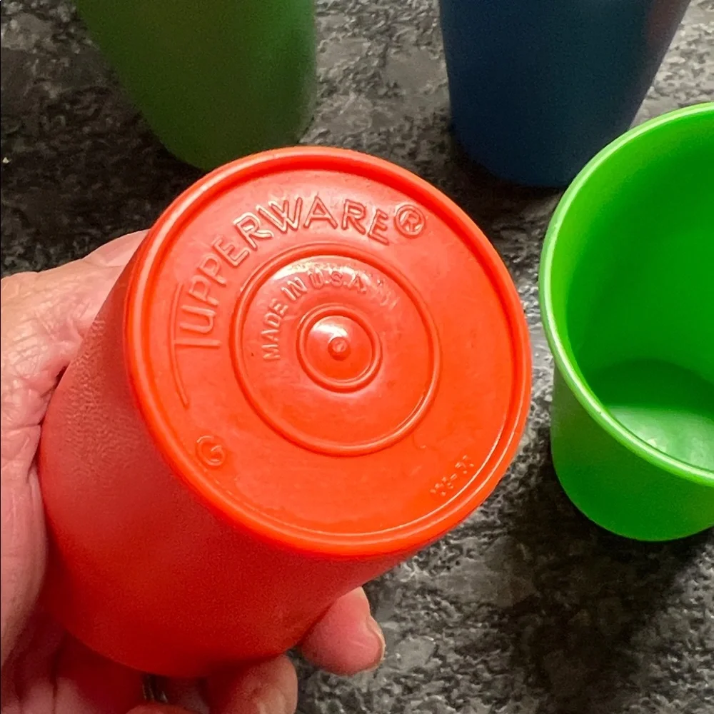 Tupperware set colorful